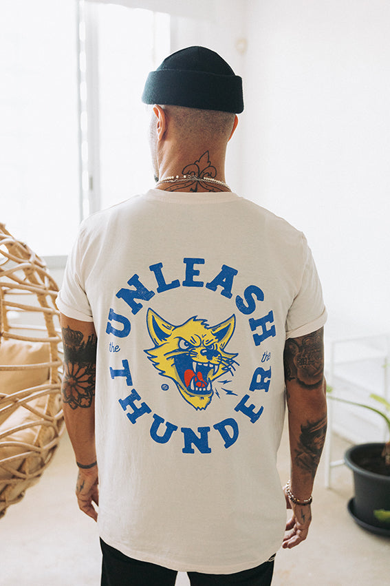 Unleash The Thunder - T-Shirt - Vintage White — View 4