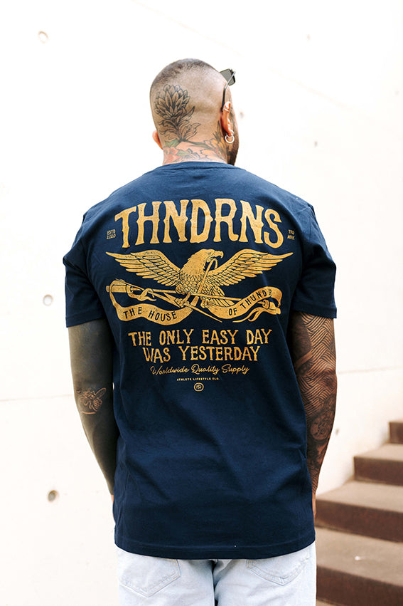 Easy Day T-shirt - Navy — View 2