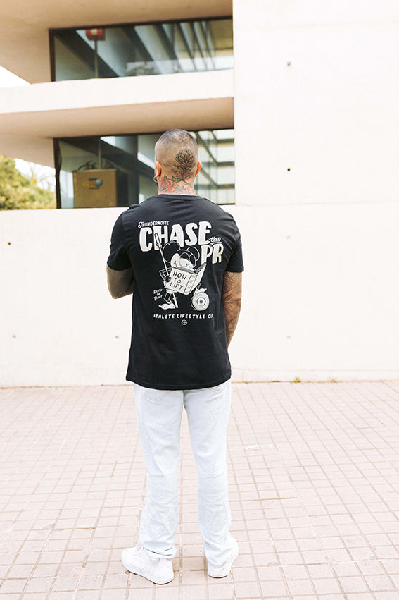 Chase your PR T-shirt - Black — View 4