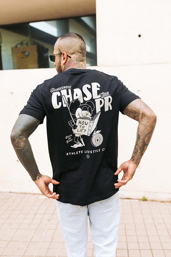 Chase your PR T-shirt - Black — View 2