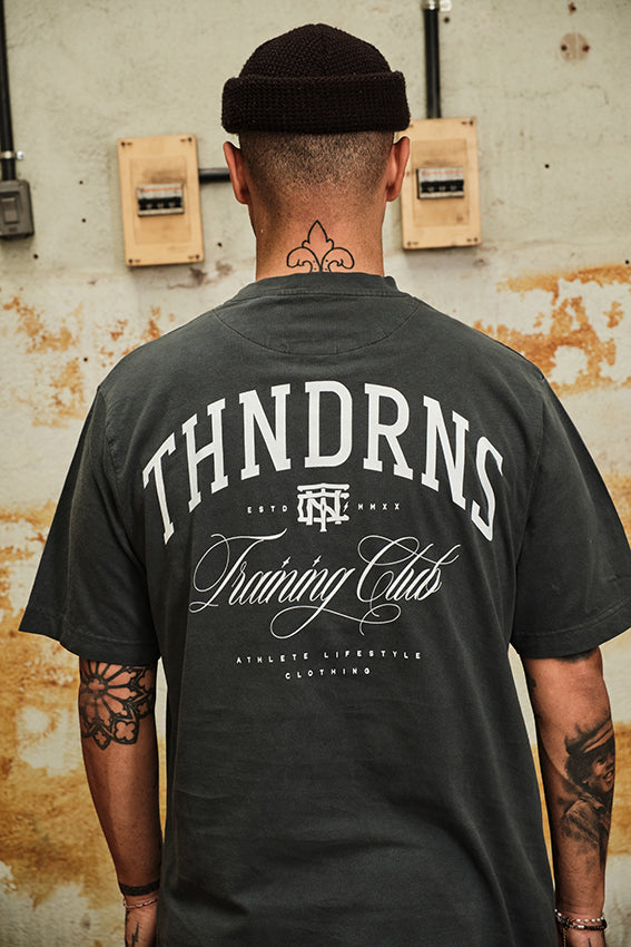 Training Club - Oversize T-Shirt - Washed Dark Grey — View 3