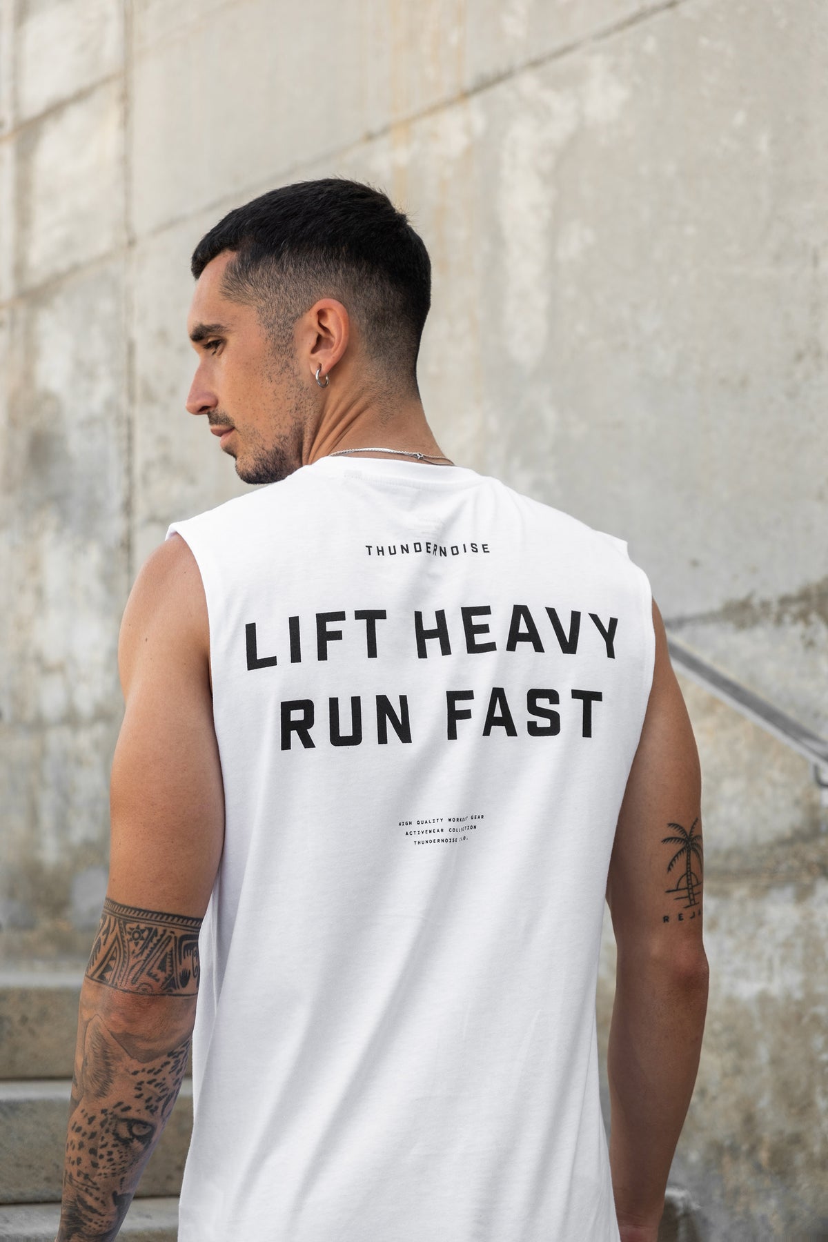 Lift Heavy Run Fast - Tank Top — View 2
