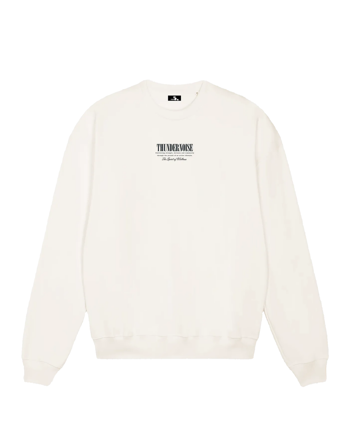Old School Grit Oversize Crewneck - Off White — View 3