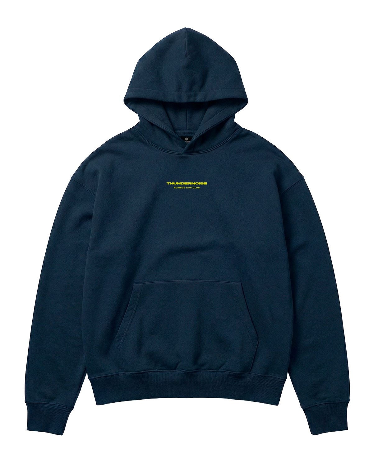 Less Ego Oversize Hoodie Navy - Flat Lay Front — View 3