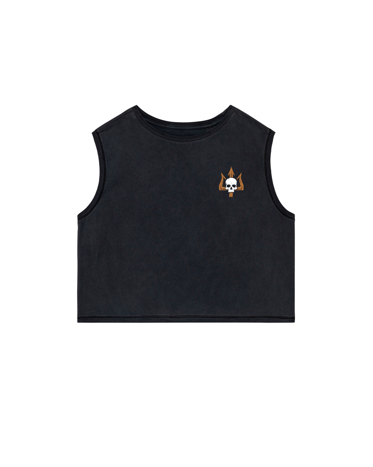 Murph Day Ed. 2025 - Cropped Tank Top - Washed Black — View 4