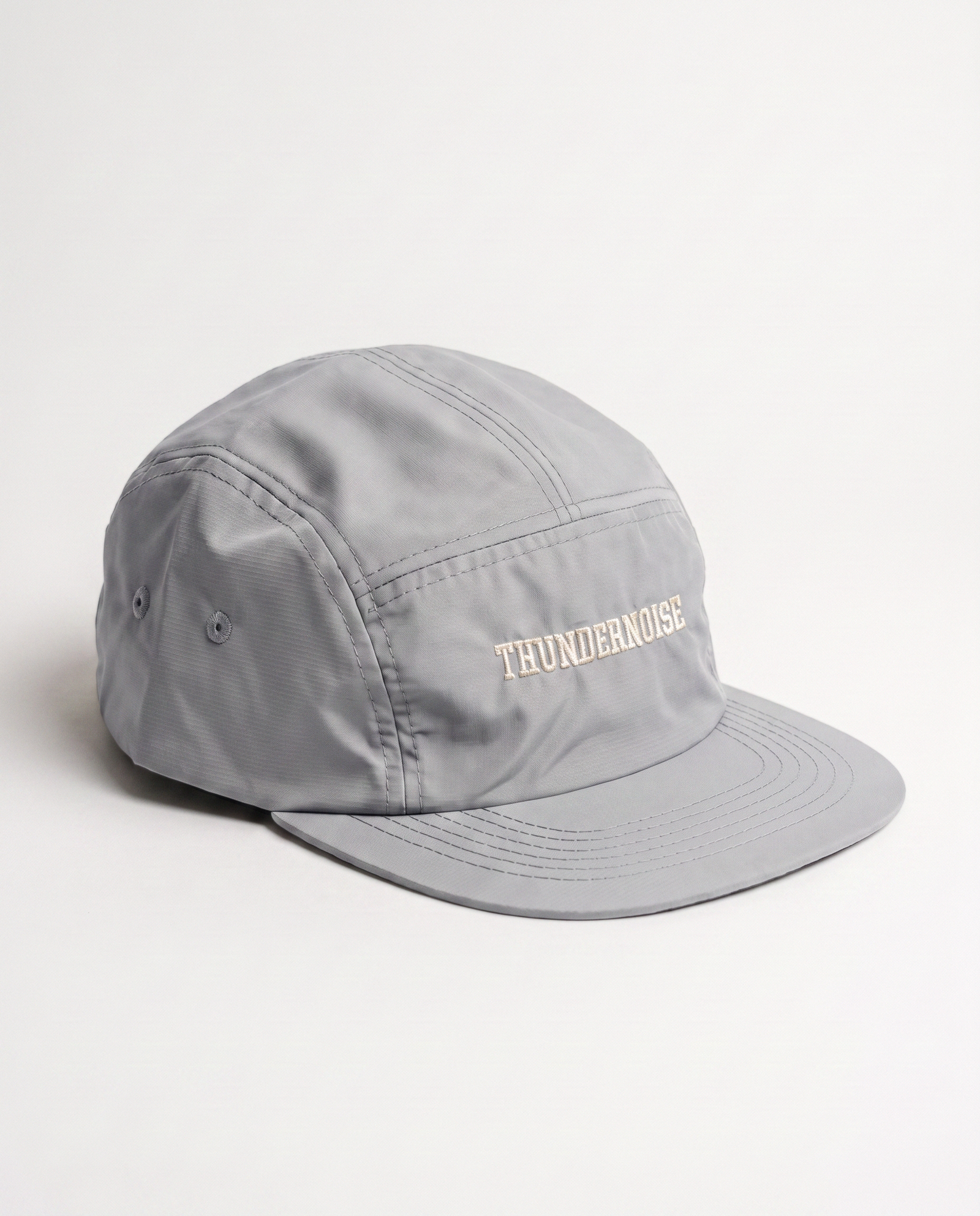 Thundernoise Nylon Ripstop Cap Light Grey - Three Quarter — View 4