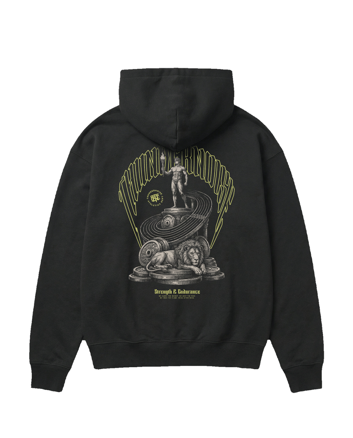 Torchbearer Hoodie Unisex - Black — View 1