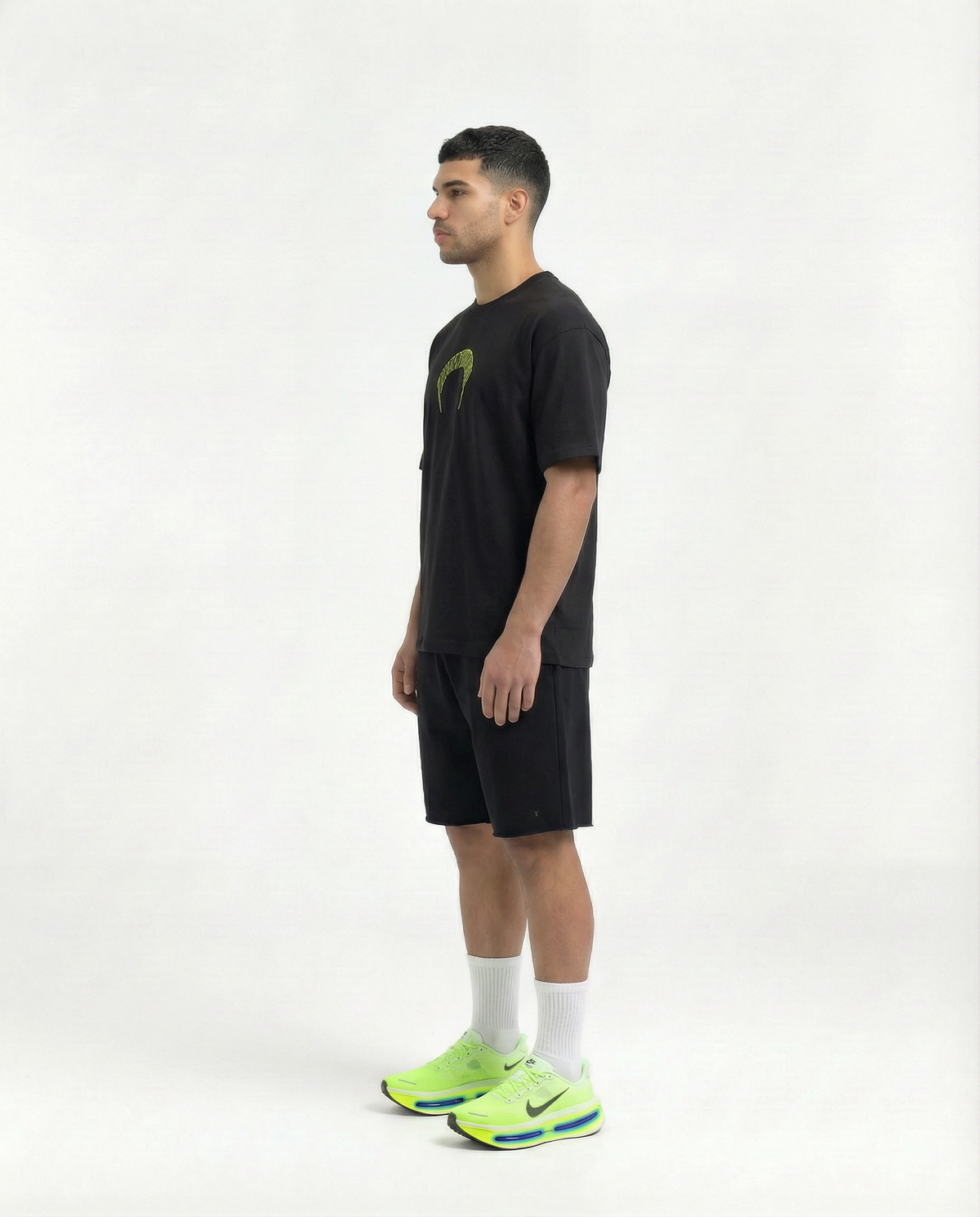 Torchbearer Oversized Tee Unisex - Black — View 5