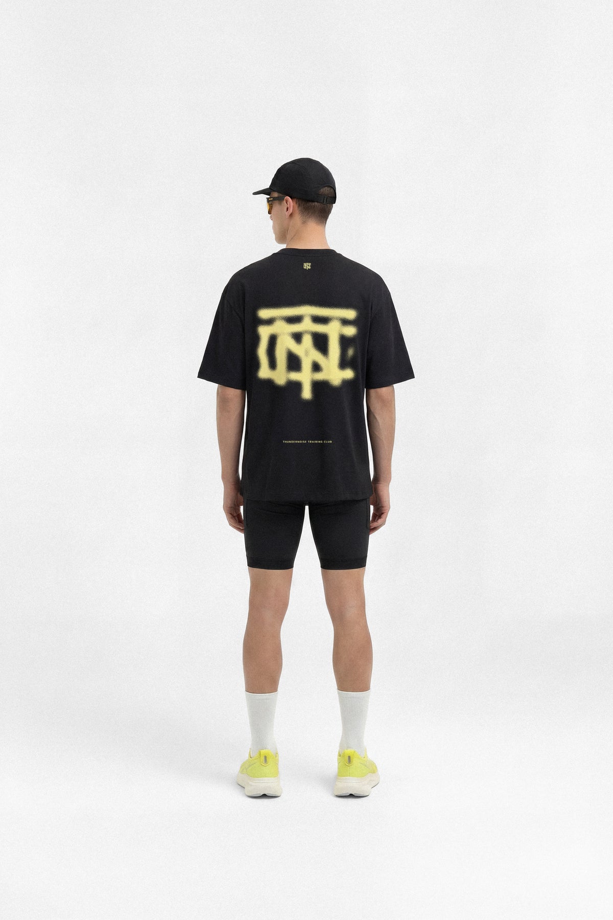 Vapor Logo Relaxed T-Shirt - Black — View 4
