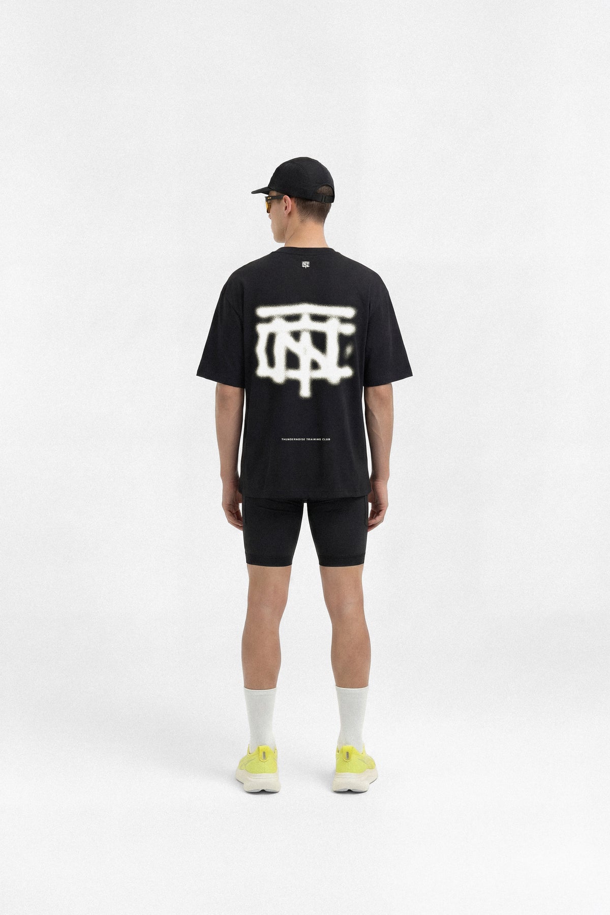 Vapor Logo Relaxed T-Shirt - Black — View 4