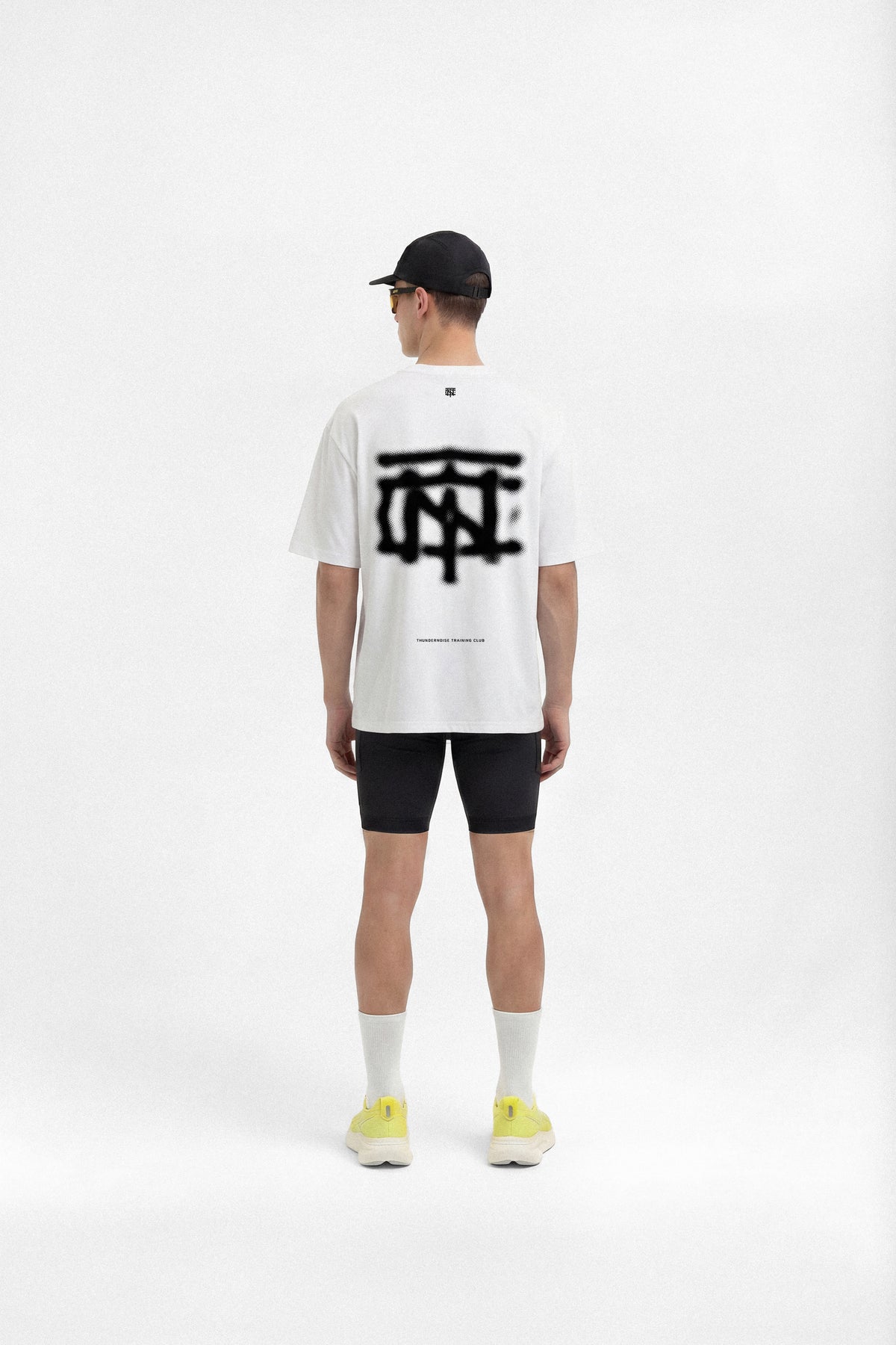 Vapor Logo Relaxed T-Shirt - White — View 4