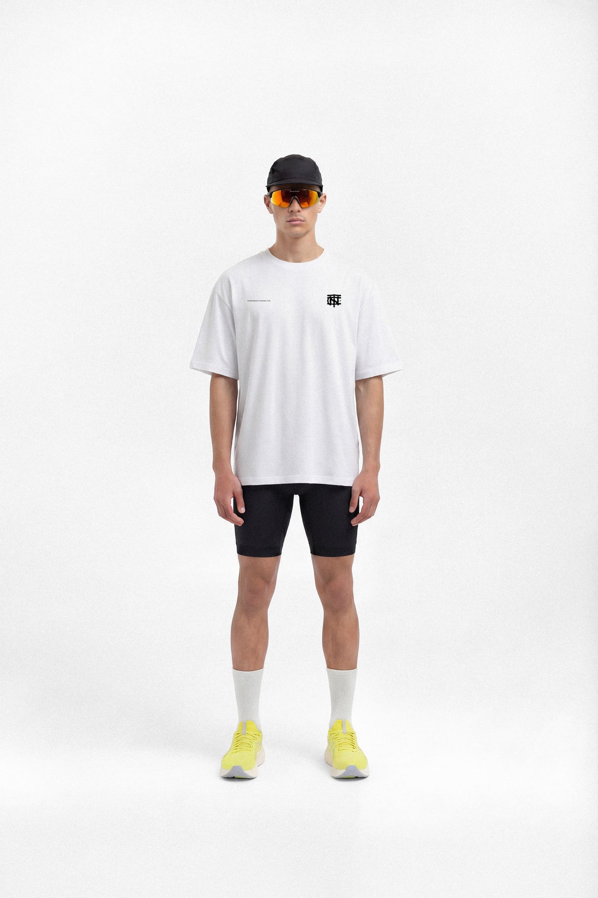 Vapor Logo Relaxed T-Shirt - White — View 5