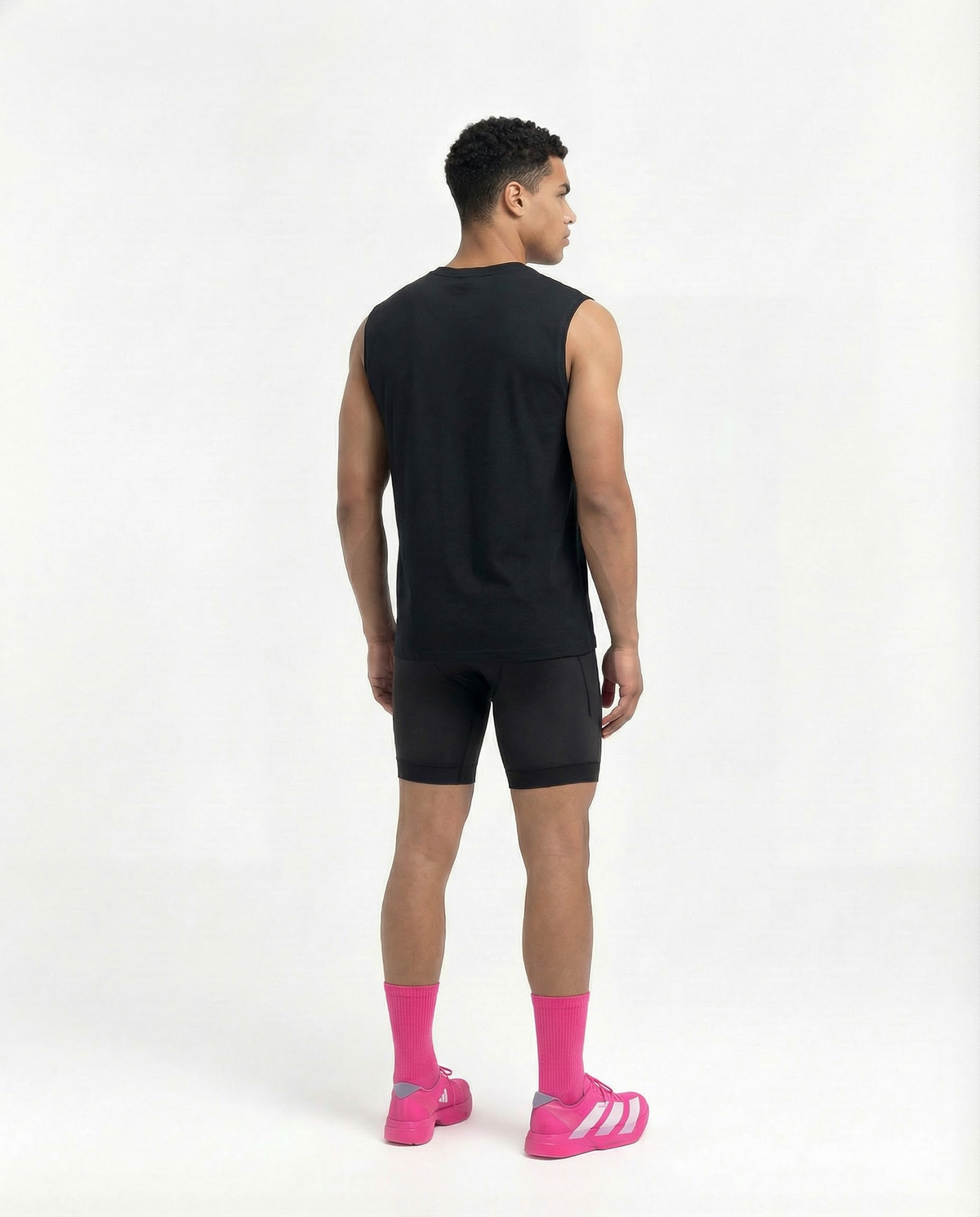 Hybrid Mindset Tank Top - Black — View 4