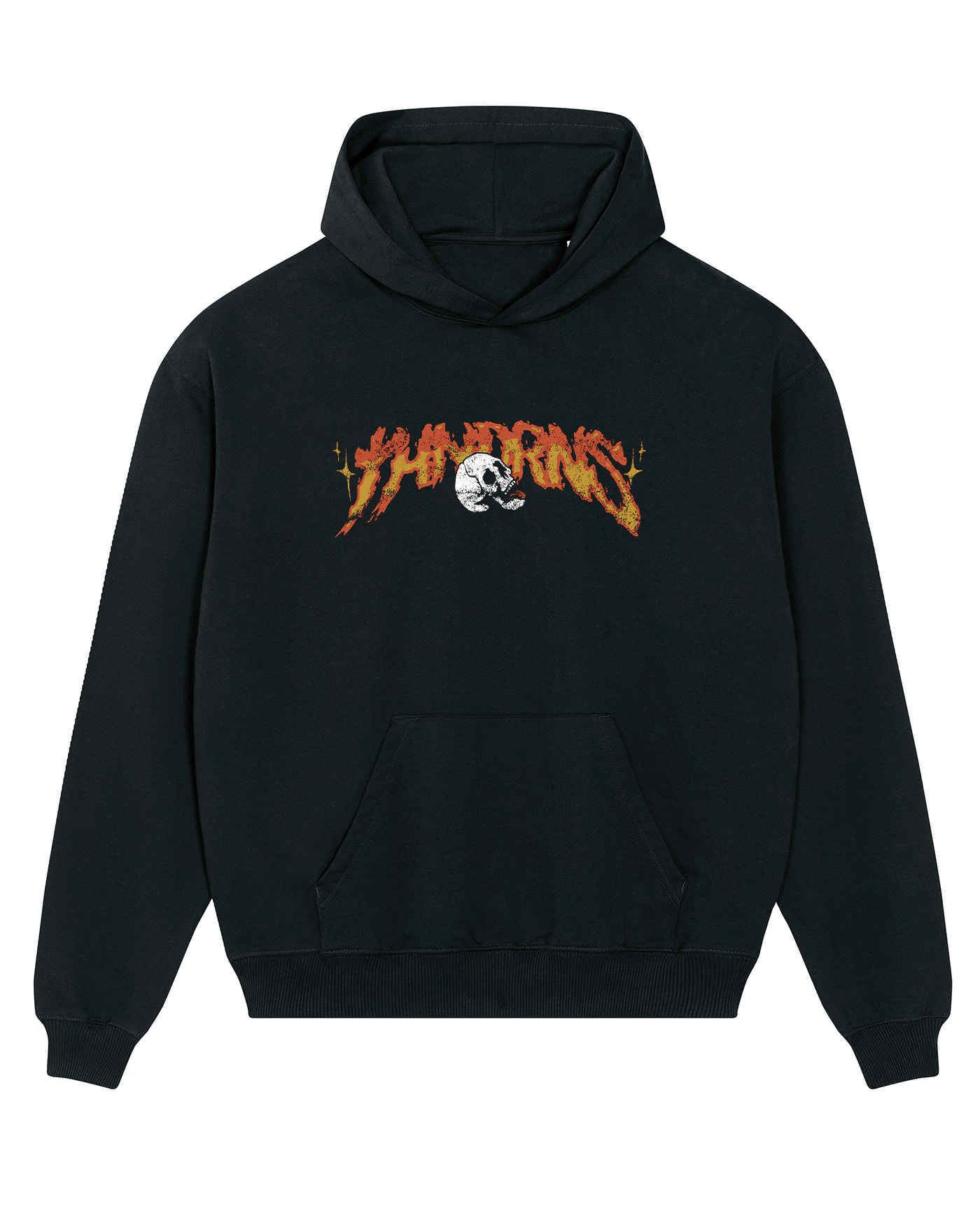 Ass to Grass Oversize Hoodie - Black