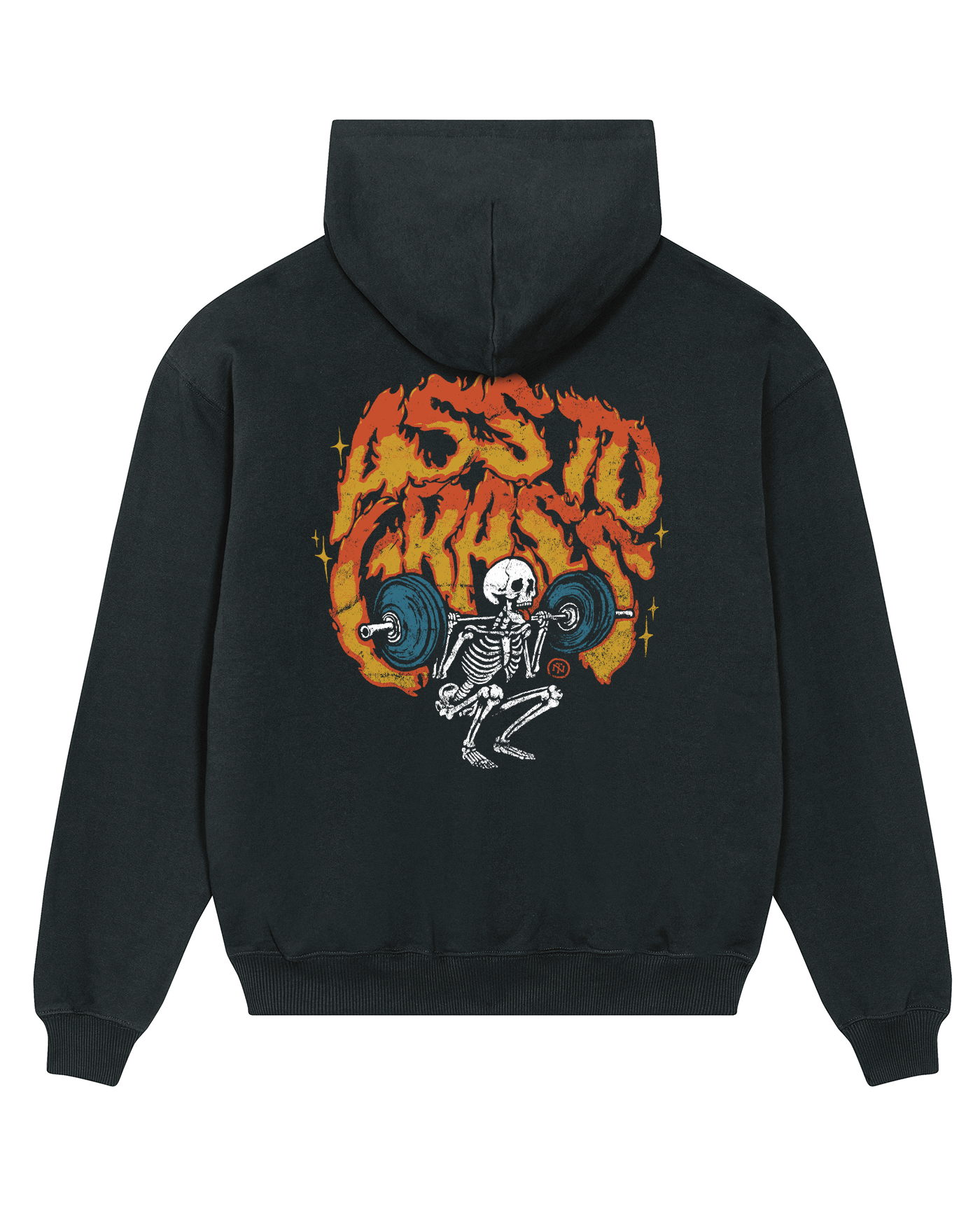 Ass to Grass Oversize Hoodie - Black