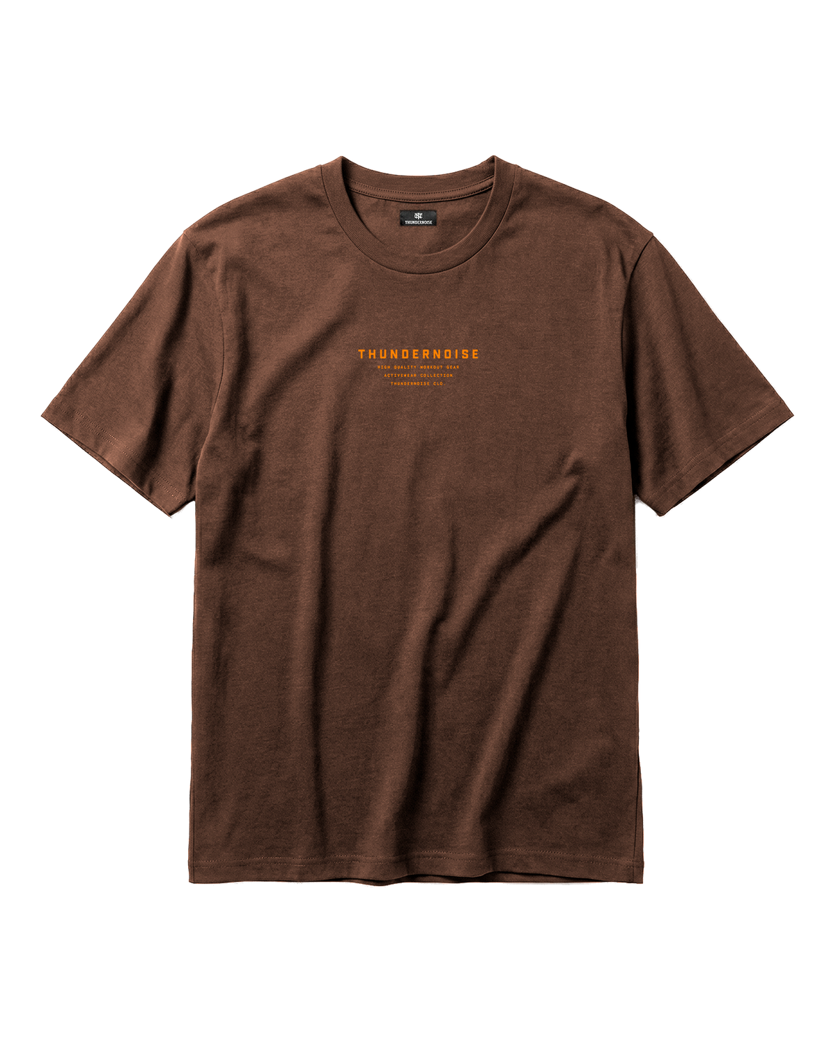 Count Reps Regular T-shirt Dark Brown - Flat Front — View 3