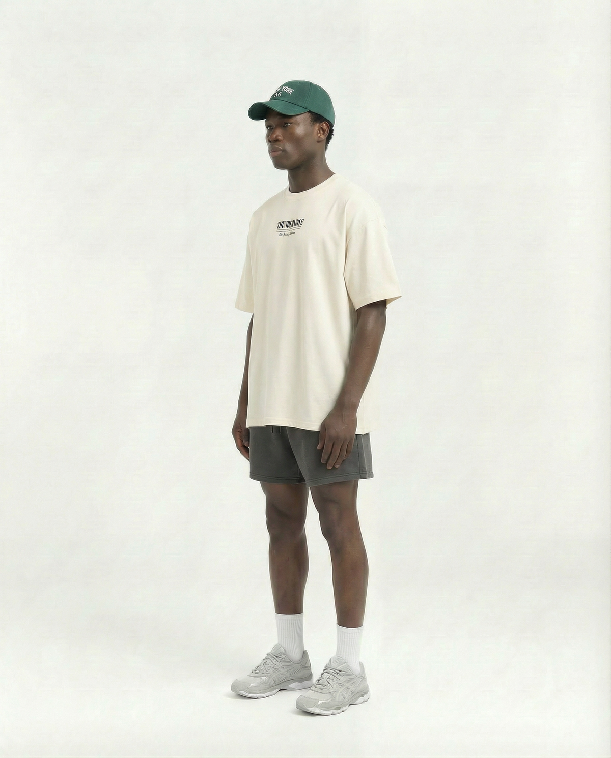 Old School Grit Oversize T-shirt - Off White — View 5