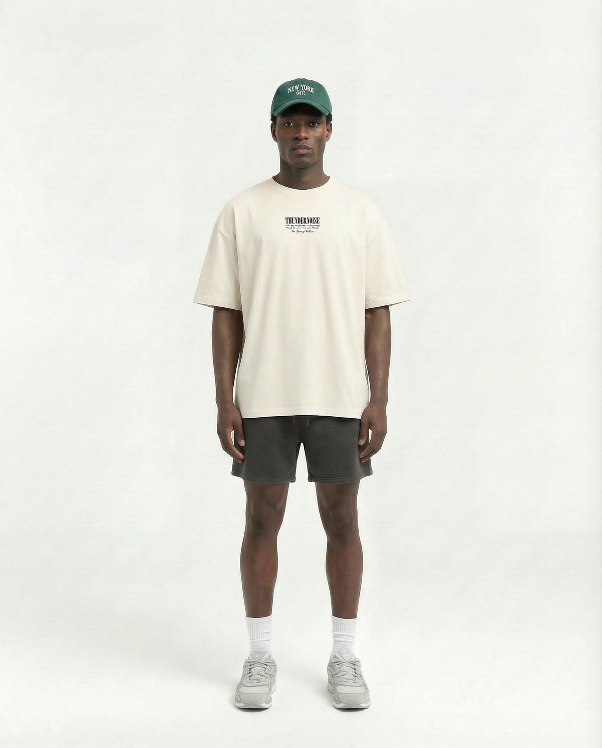 Old School Grit Oversize T-shirt - Off White — View 3