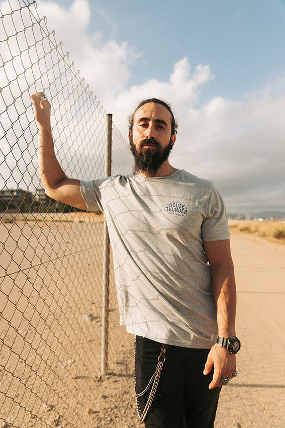 The House of Thunder - T-Shirt - Heather Grey — View 6
