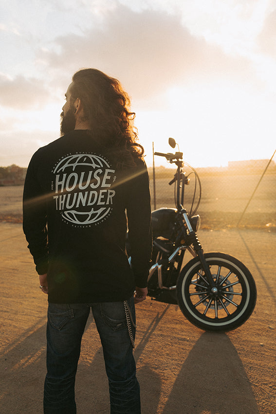 Thundernoise Worldwide Sleeve T-shirt - Black
