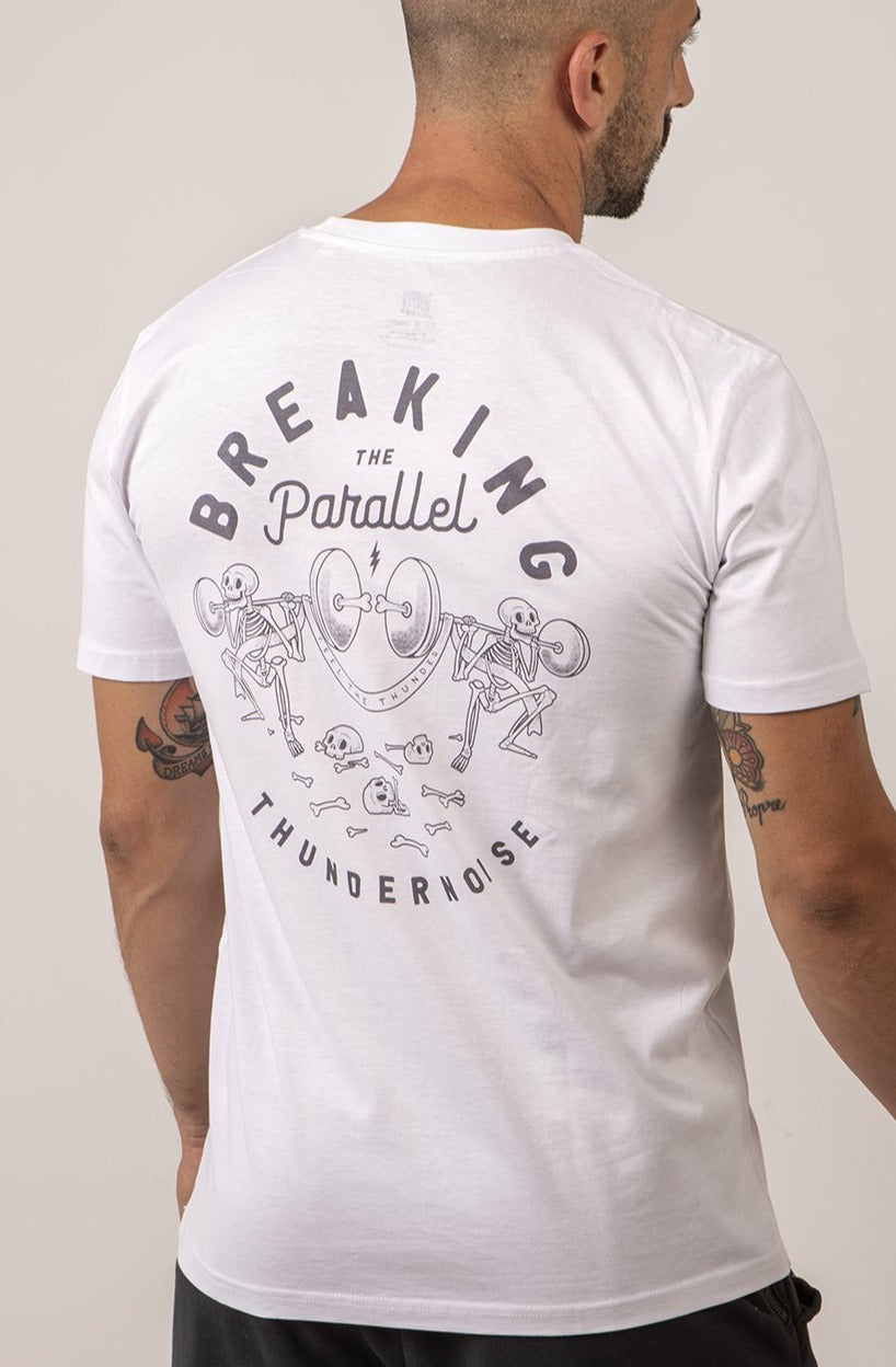 Breaking The Parallel - T-Shirt - White — View 2