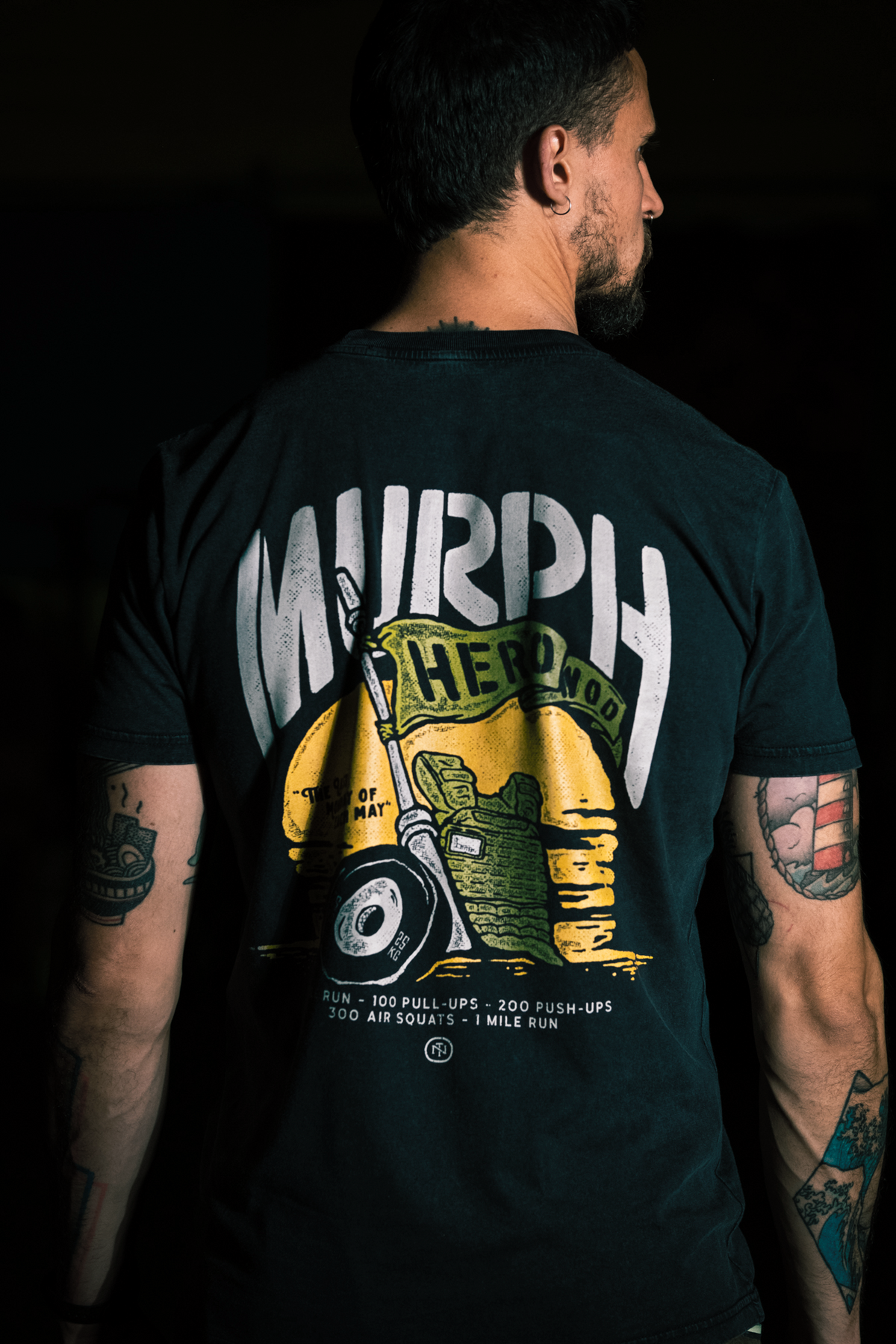 Murph Day Ed. 2023 - T-Shirt - Washed Black — View 5