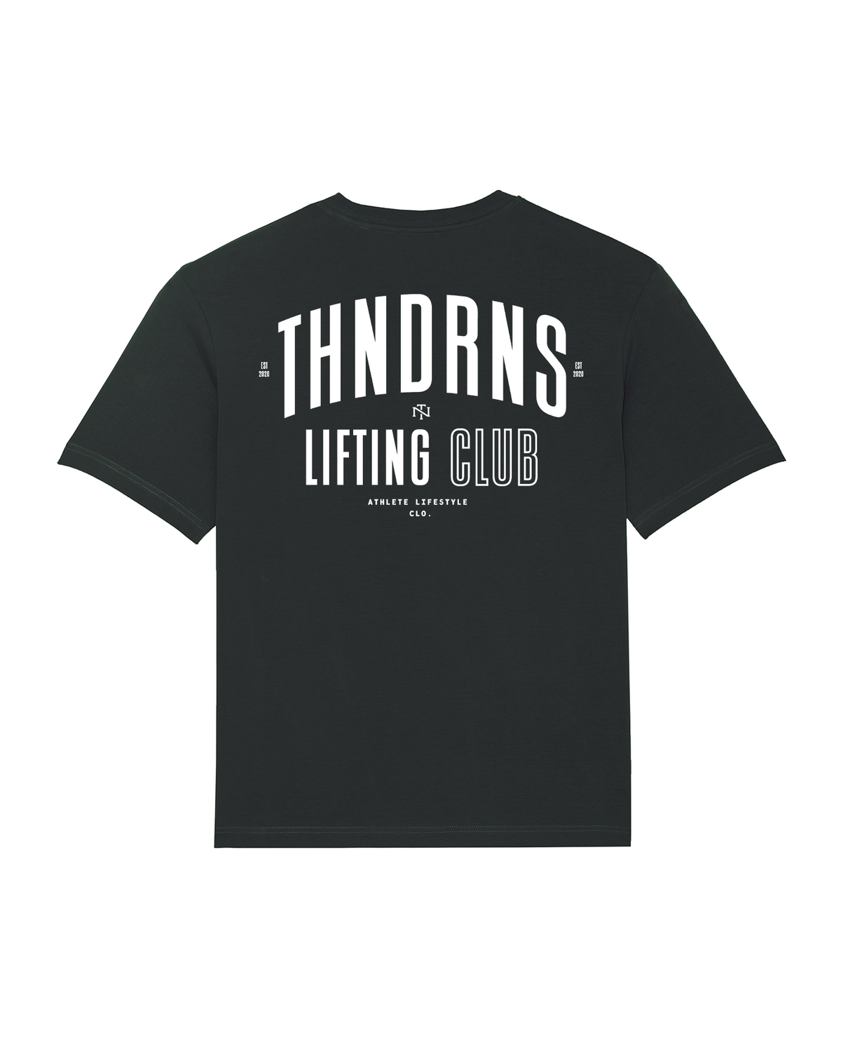 Thundernoise Lifting Club - Relaxed T-Shirt - Black — View 1