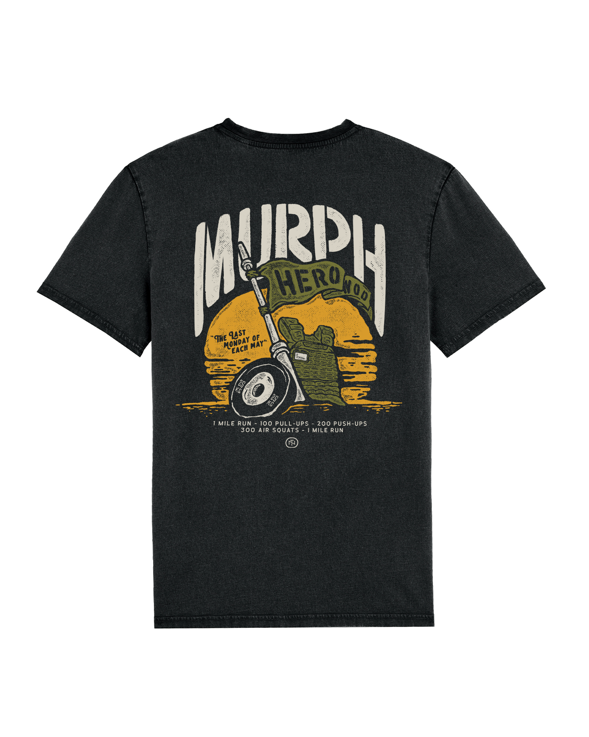 Murph Day Ed. 2023 - T-Shirt - Washed Black — View 1