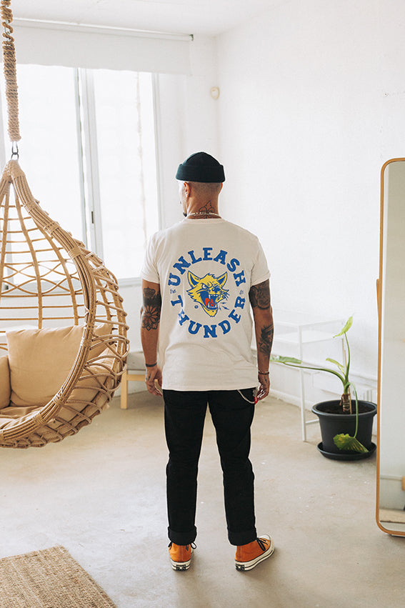 Unleash The Thunder T-Shirt - Vintage White