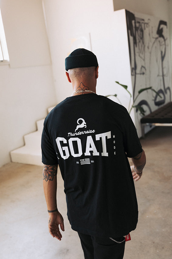 GOAT Oversize T-shirt - Black
