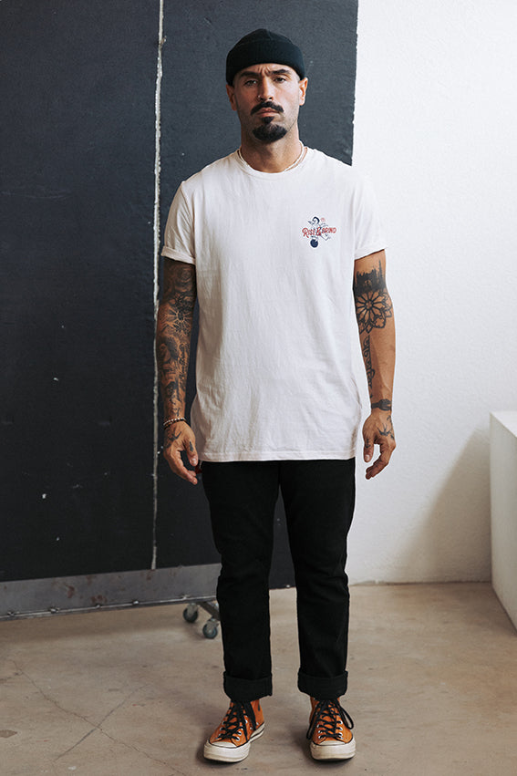 Rise & Grind T-Shirt - Vintage White