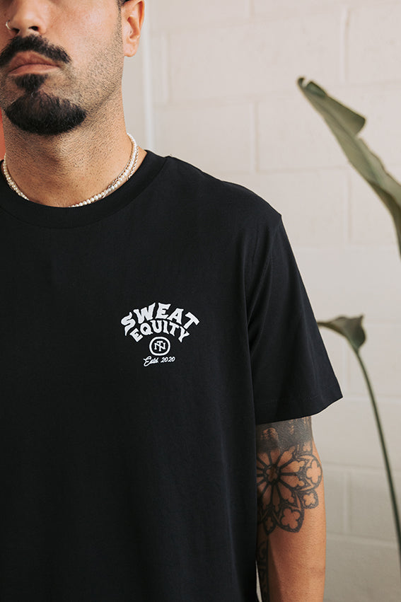 Sweat Equity Oversize T-shirt - Black