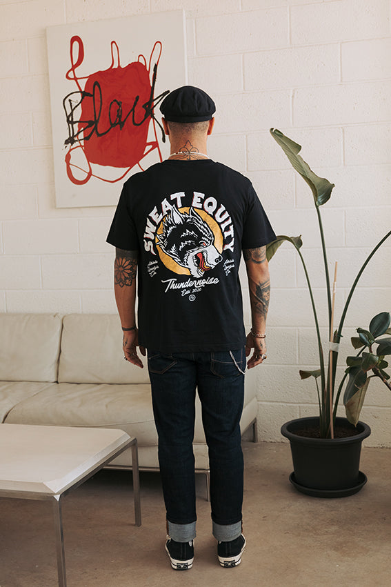 Sweat Equity Oversize T-shirt - Black