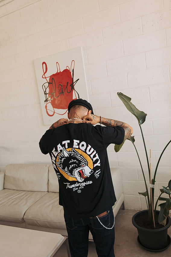 Sweat Equity Oversize T-shirt - Black