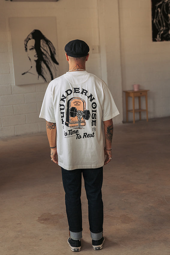 No Time To Rest Oversize T-shirt - Off White