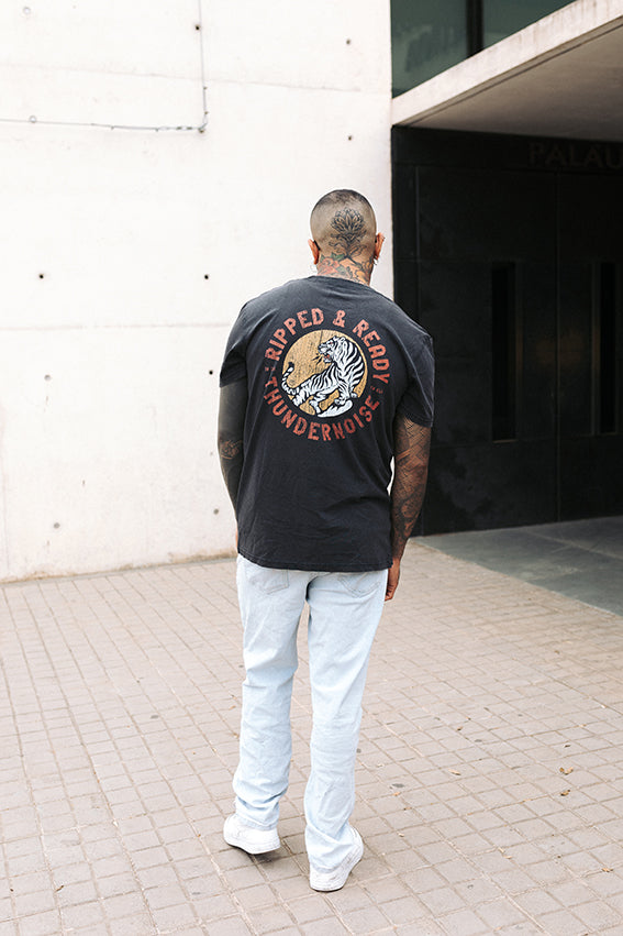 Ripped & Ready T-Shirt - Washed Black