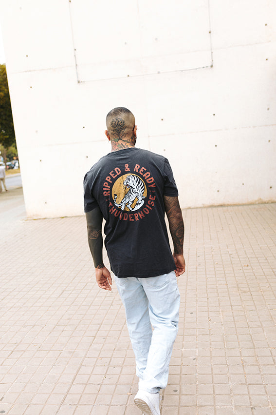 Ripped & Ready T-Shirt - Washed Black