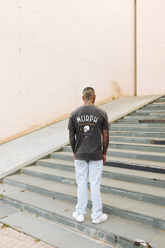 Murph Hero WOD - T-Shirt - Washed Black — View 5
