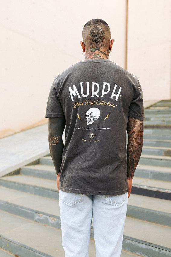 Murph Hero WOD - T-Shirt - Washed Black