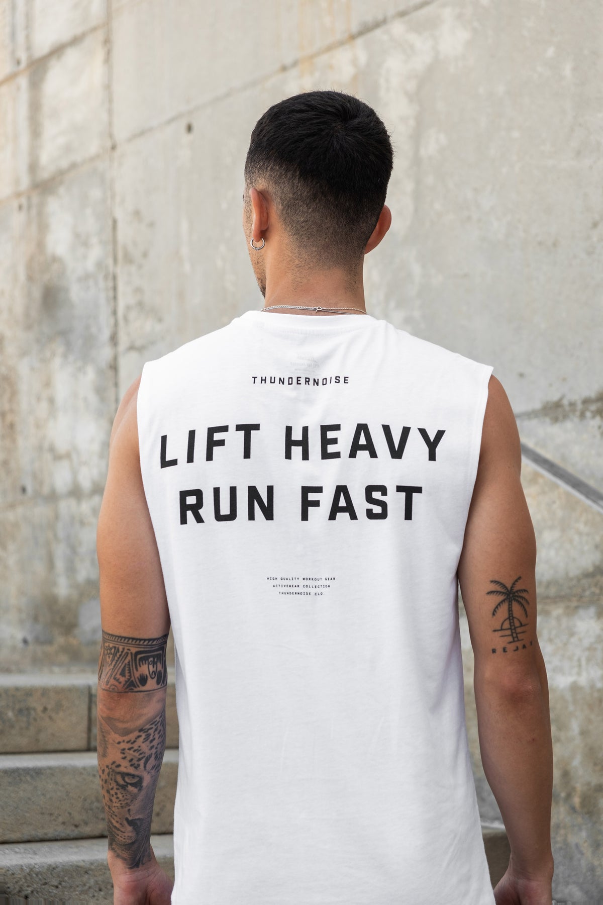 Lift Heavy Run Fast - Tank Top — View 4
