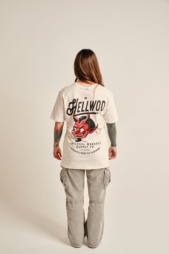 Hellwod - T-Shirt - Vintage White — View 4
