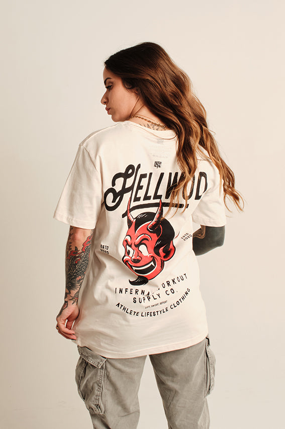 Hellwod - T-Shirt - Vintage White — View 1
