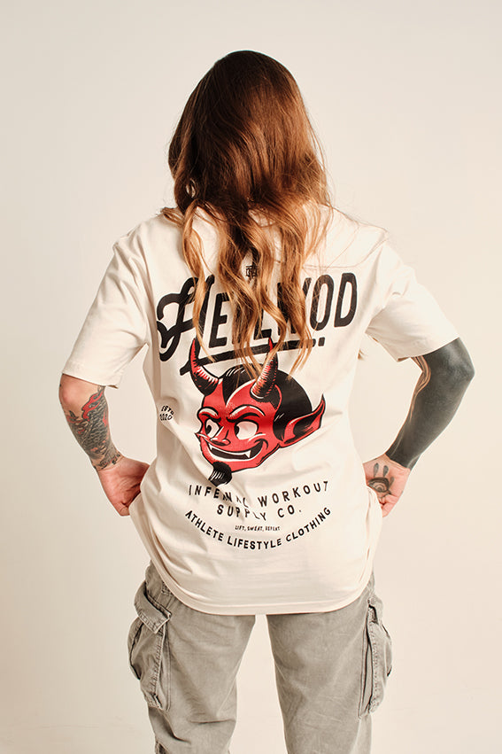 Hellwod - T-Shirt - Vintage White — View 7
