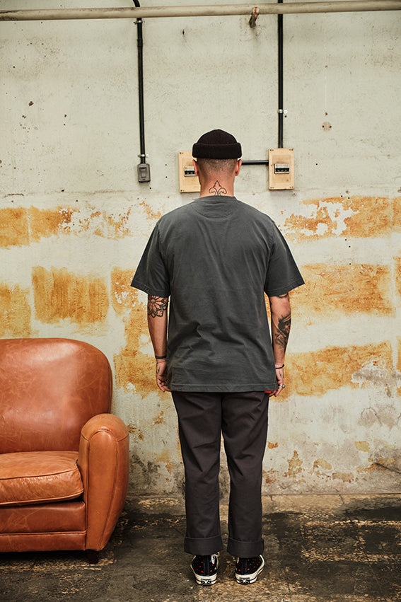 Heavy Reps Only - Oversize T-Shirt - Washed Dark Grey — View 6
