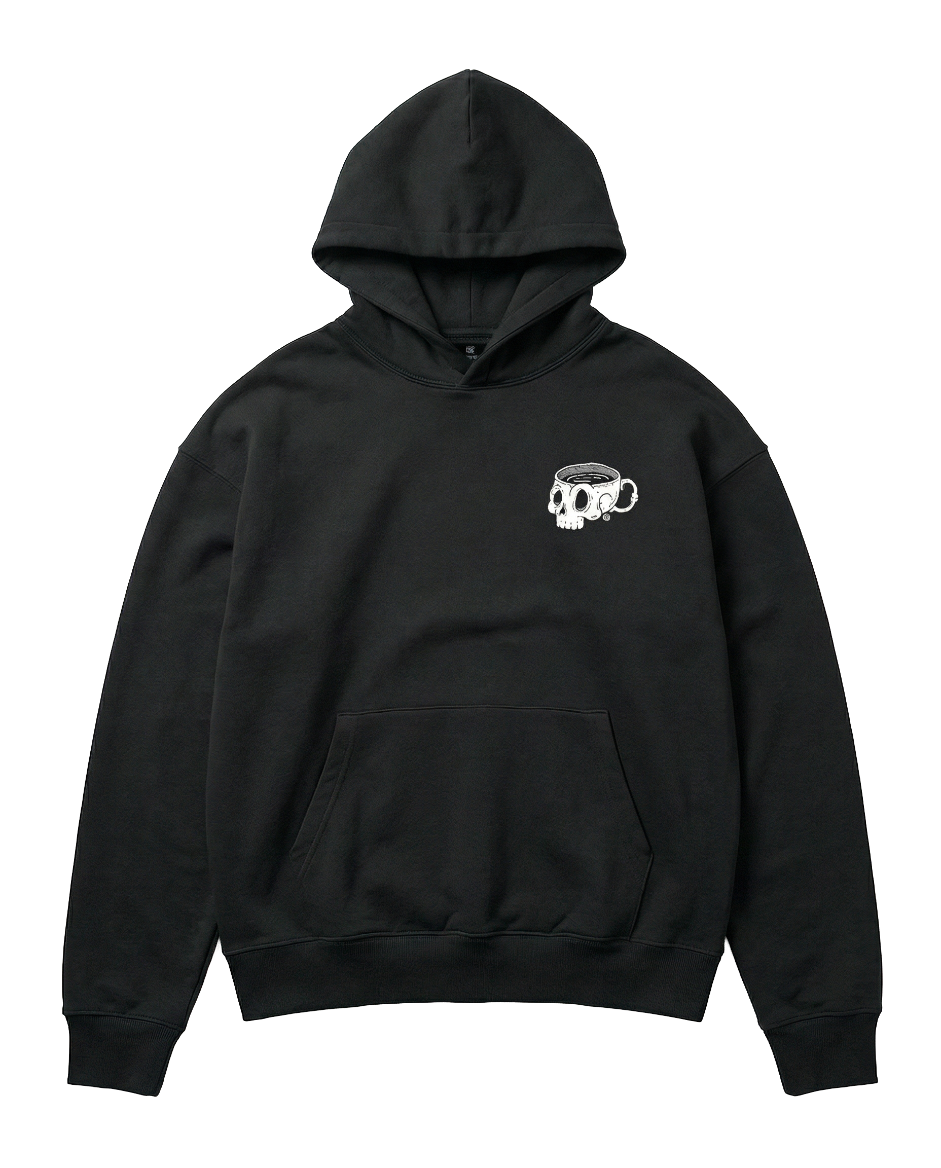 Caffeine & Weights Oversize Hoodie - Black