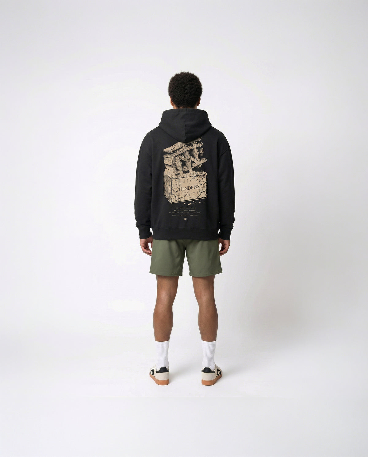 Virtus Oversize Hoodie - Black — View 4
