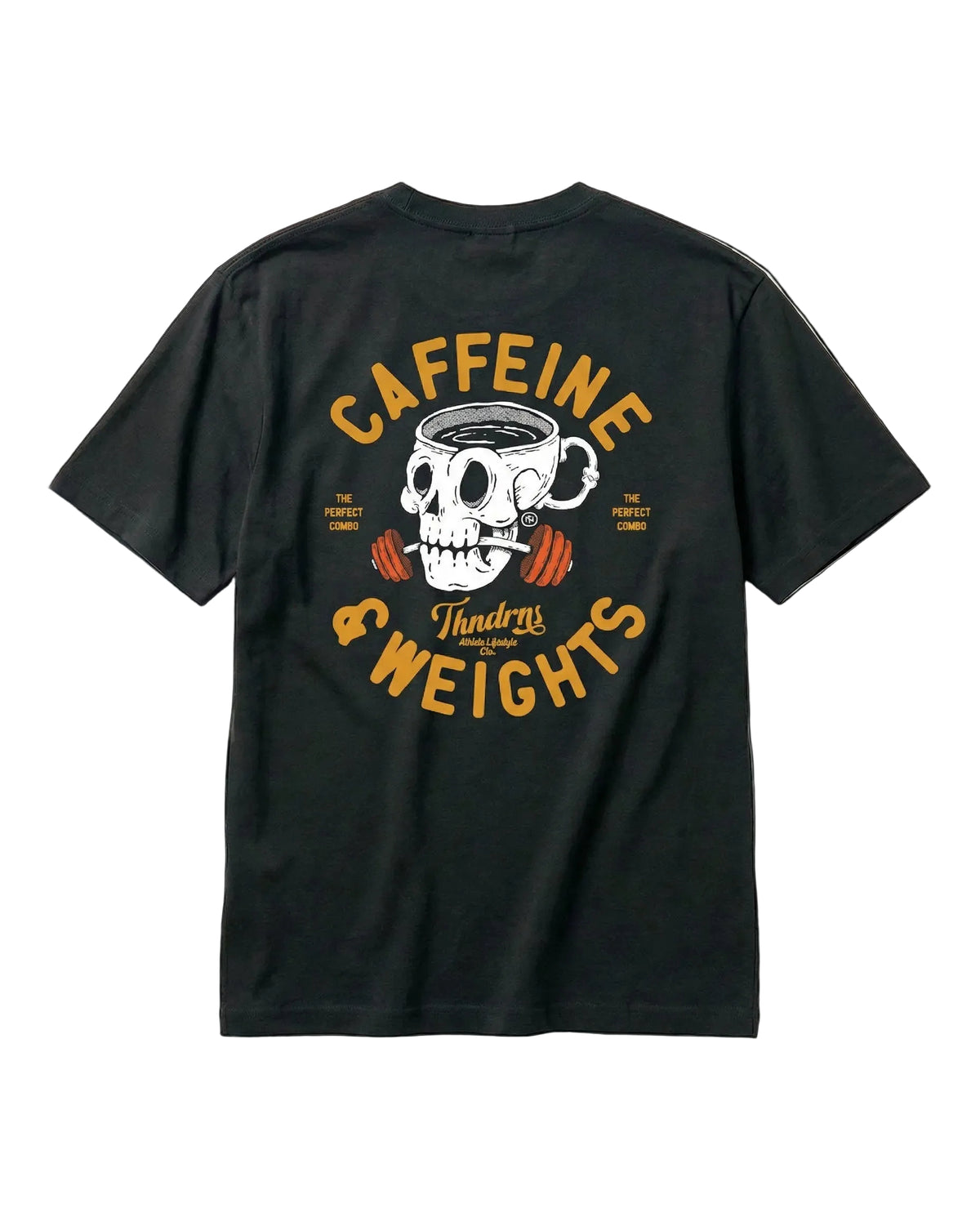 Caffeine & Weights T-Shirt — View 1
