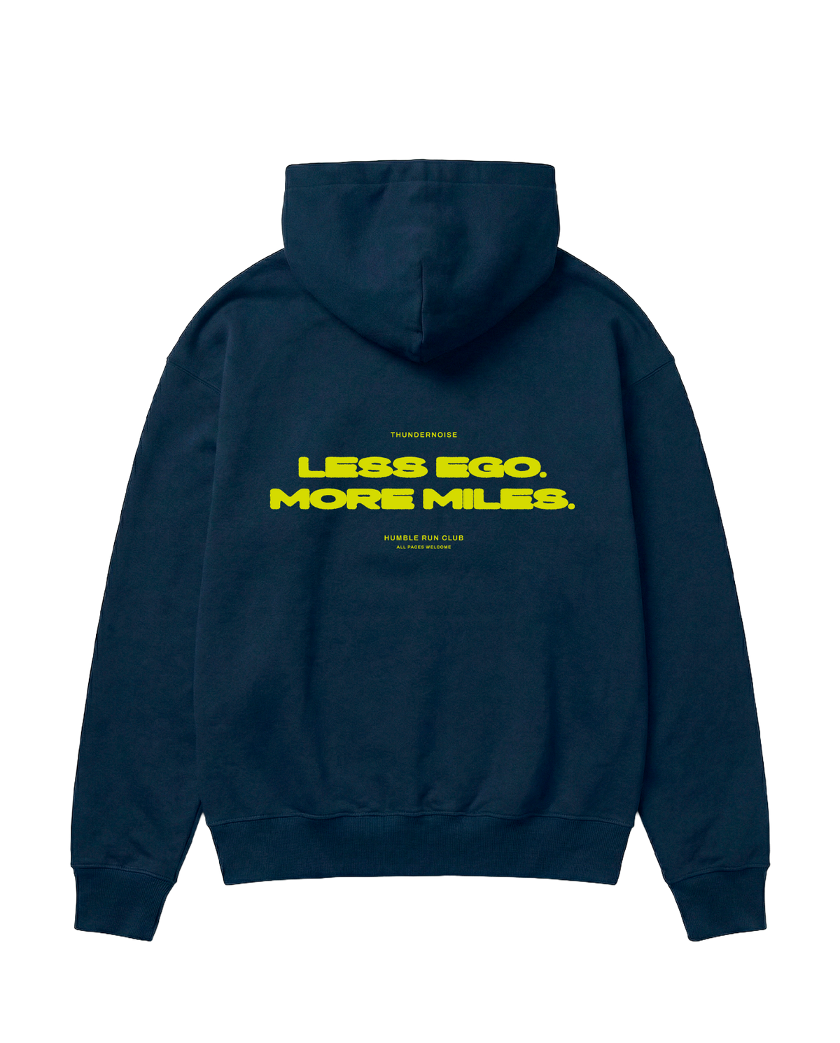 Less Ego Oversize Hoodie Navy - Flat Lay Back — View 1
