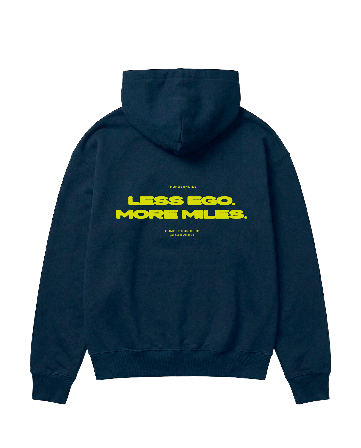 Less Ego Oversize Hoodie Navy - Flat Lay Back