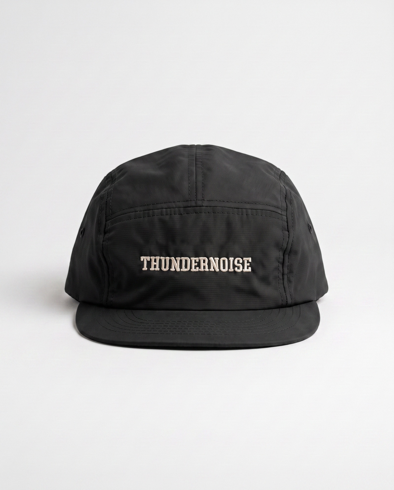 Thundernoise Nylon Ripstop Cap Black - Front — View 1
